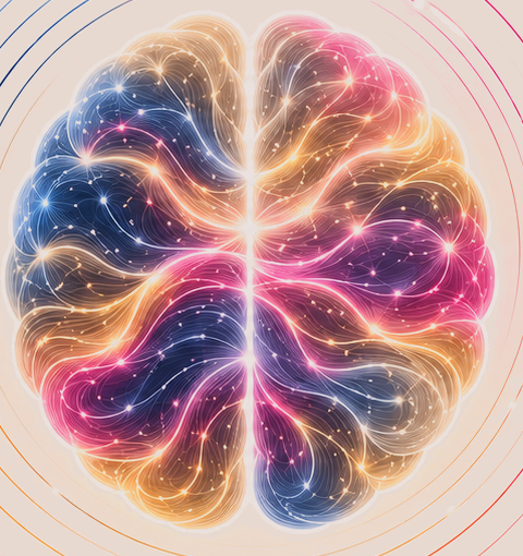 Rainbow filament brain, Strength, Clarity, and Agility